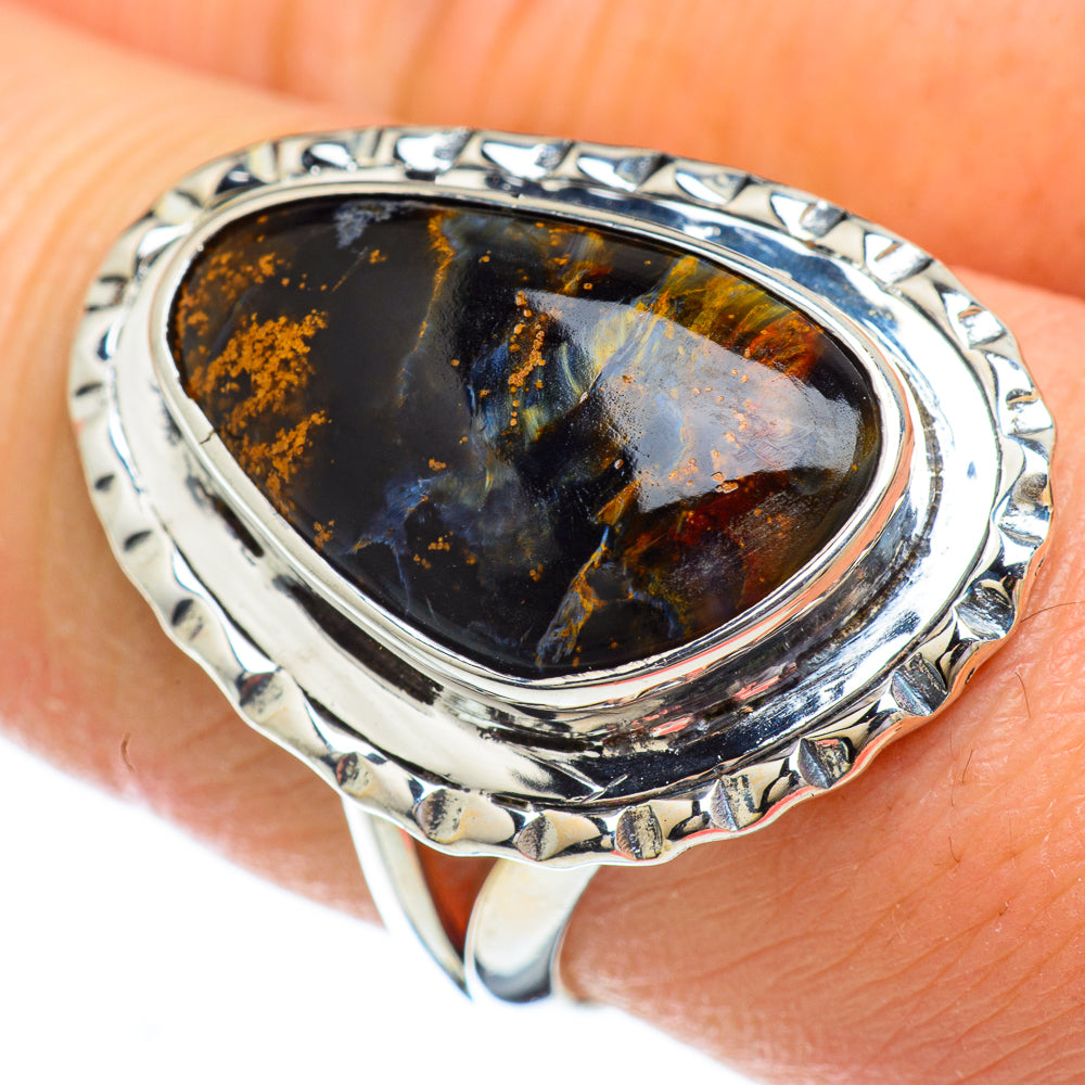 Pietersite Rings handcrafted by Anasilvercos - RING49181