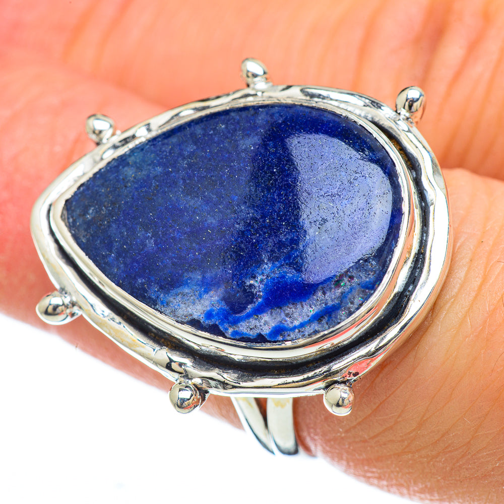 Sodalite Rings handcrafted by Anasilvercos - RING49193