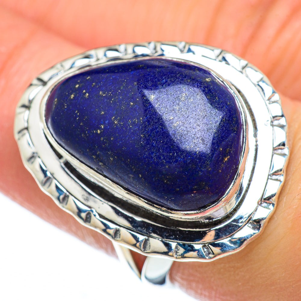 Lapis Lazuli Rings handcrafted by Anasilvercos - RING49257