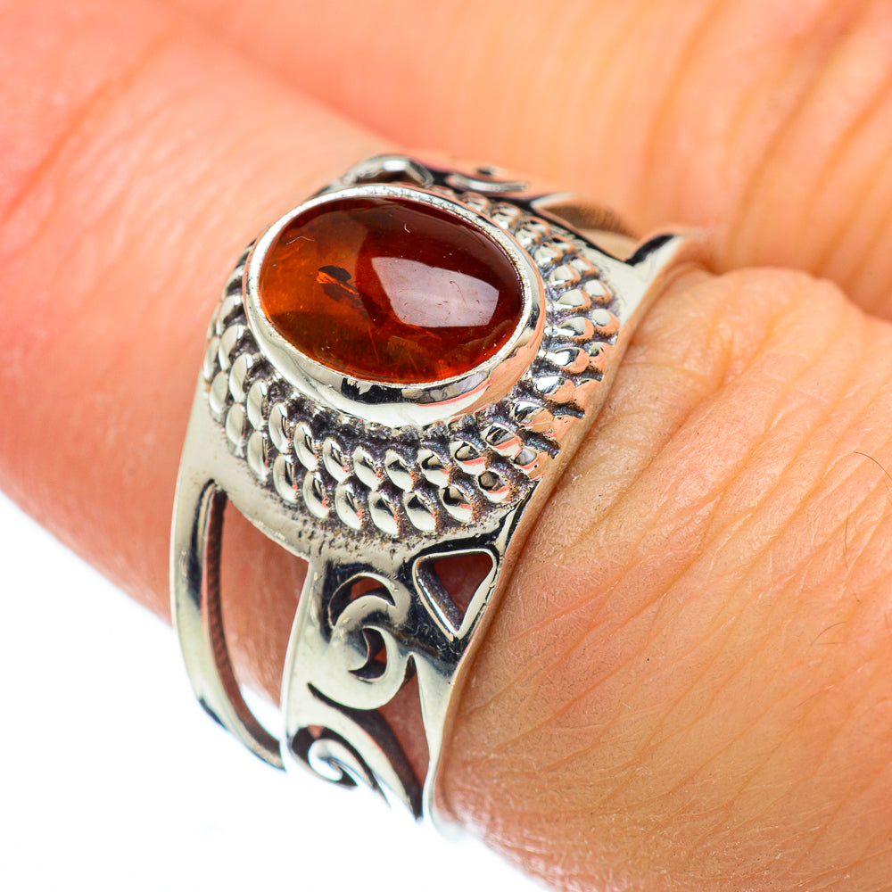 Baltic Amber Rings handcrafted by Anasilvercos - RING49271