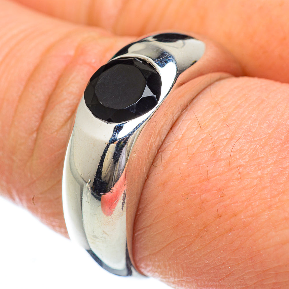 Black Onyx Rings handcrafted by Anasilvercos - RING49352