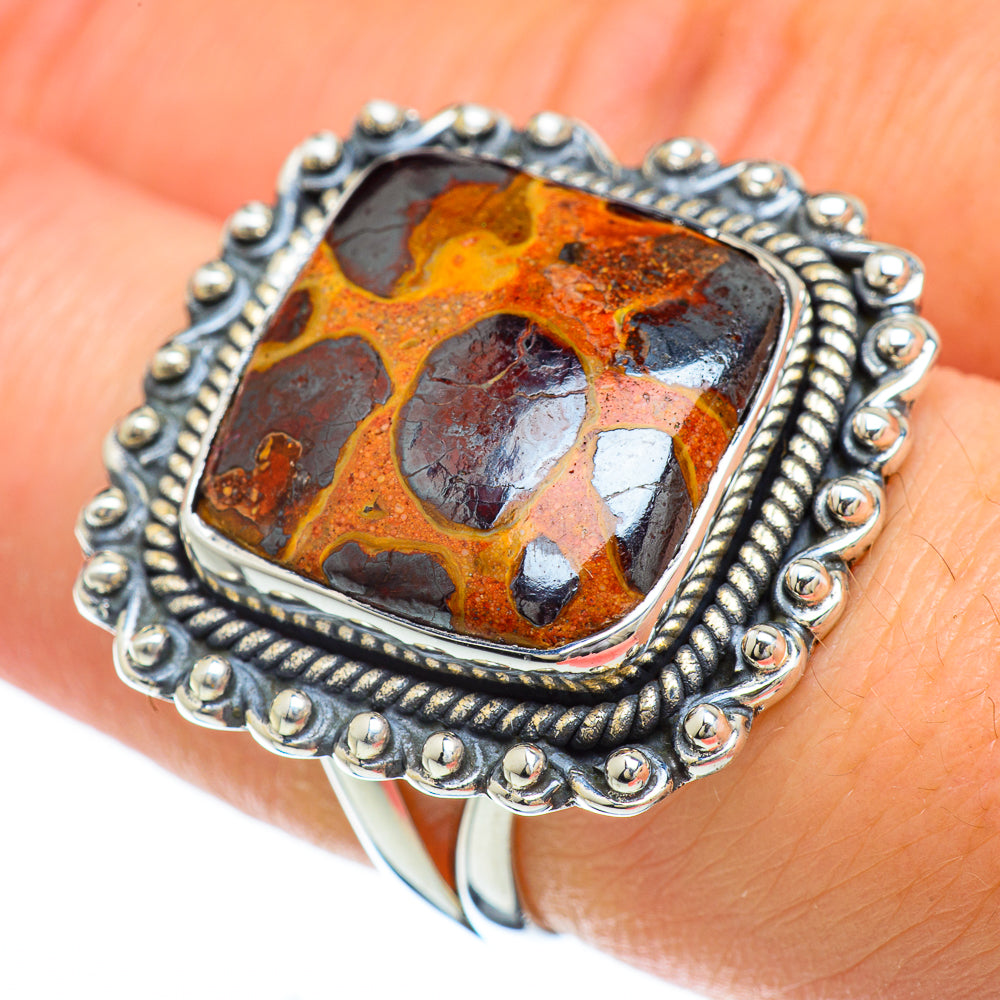 Chert Breccia Rings handcrafted by Anasilvercos - RING49391