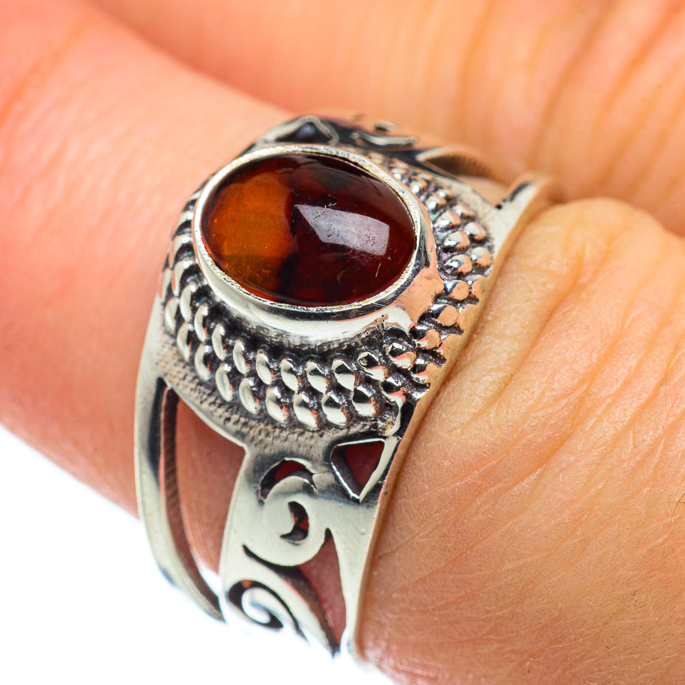 Baltic Amber Rings handcrafted by Anasilvercos - RING49538