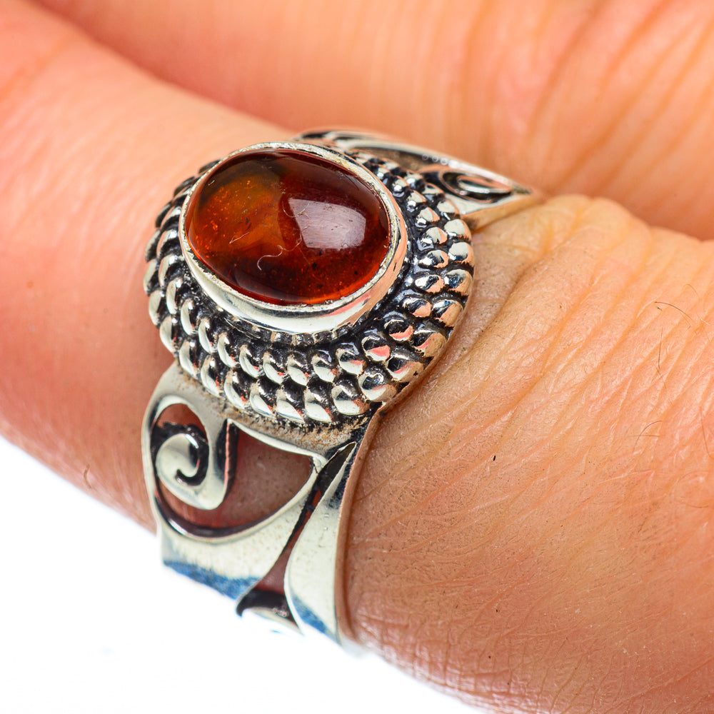 Baltic Amber Rings handcrafted by Anasilvercos - RING49714