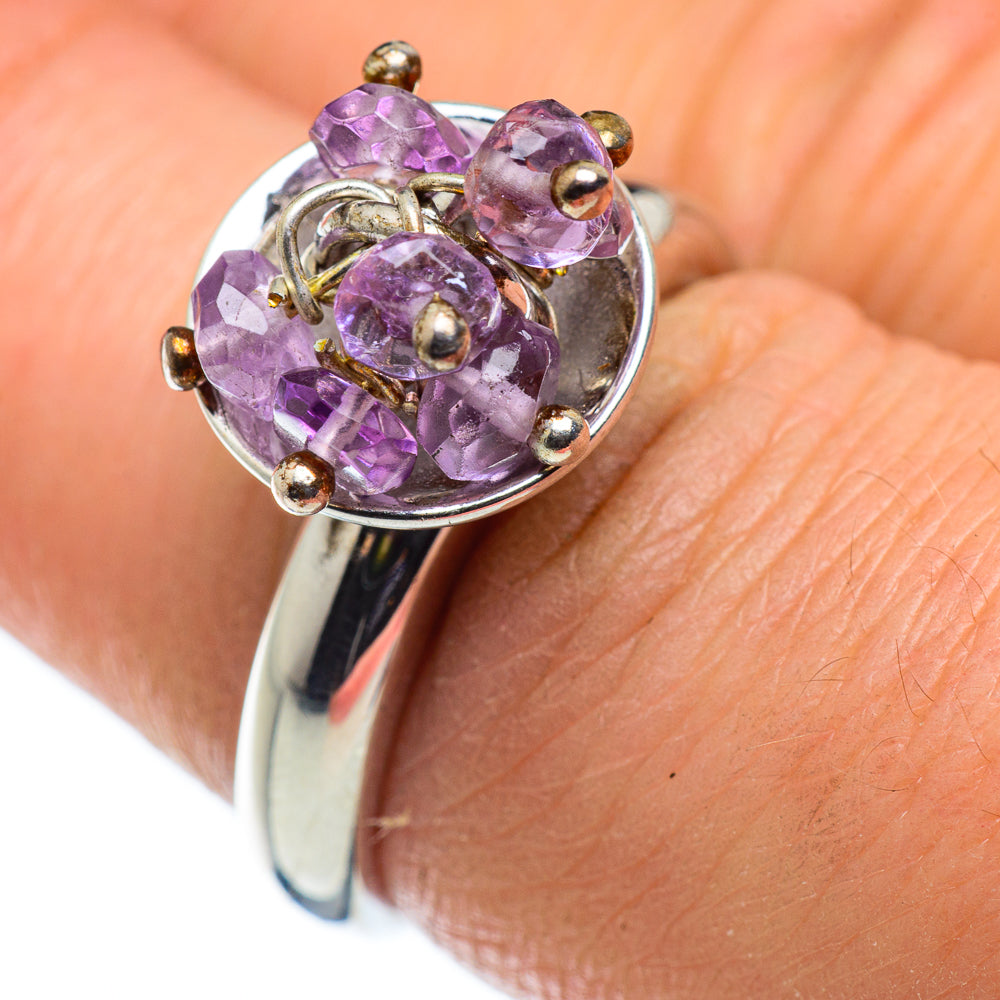 Amethyst Rings handcrafted by Anasilvercos - RING49721