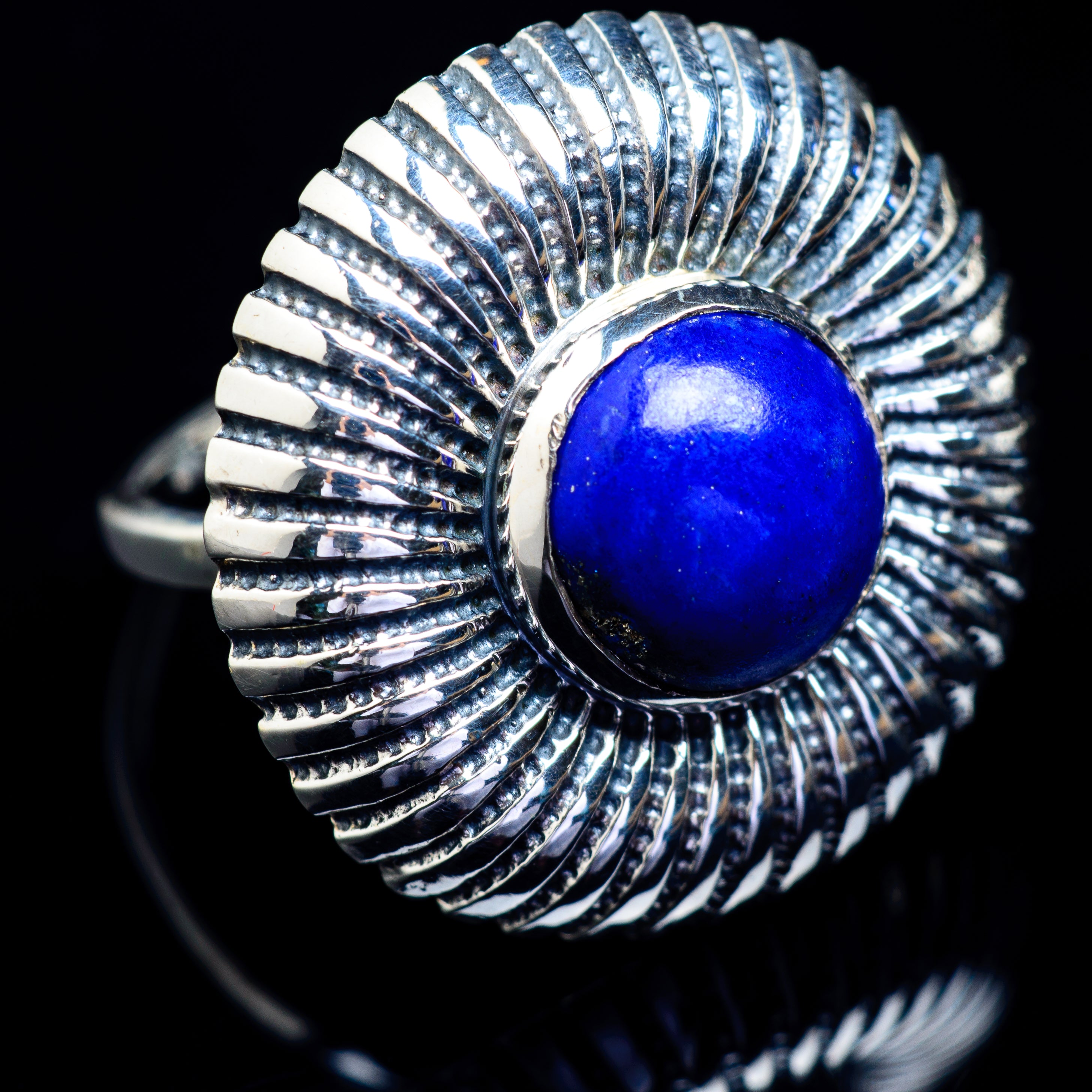 Lapis Lazuli Rings handcrafted by Anasilvercos - RING4972