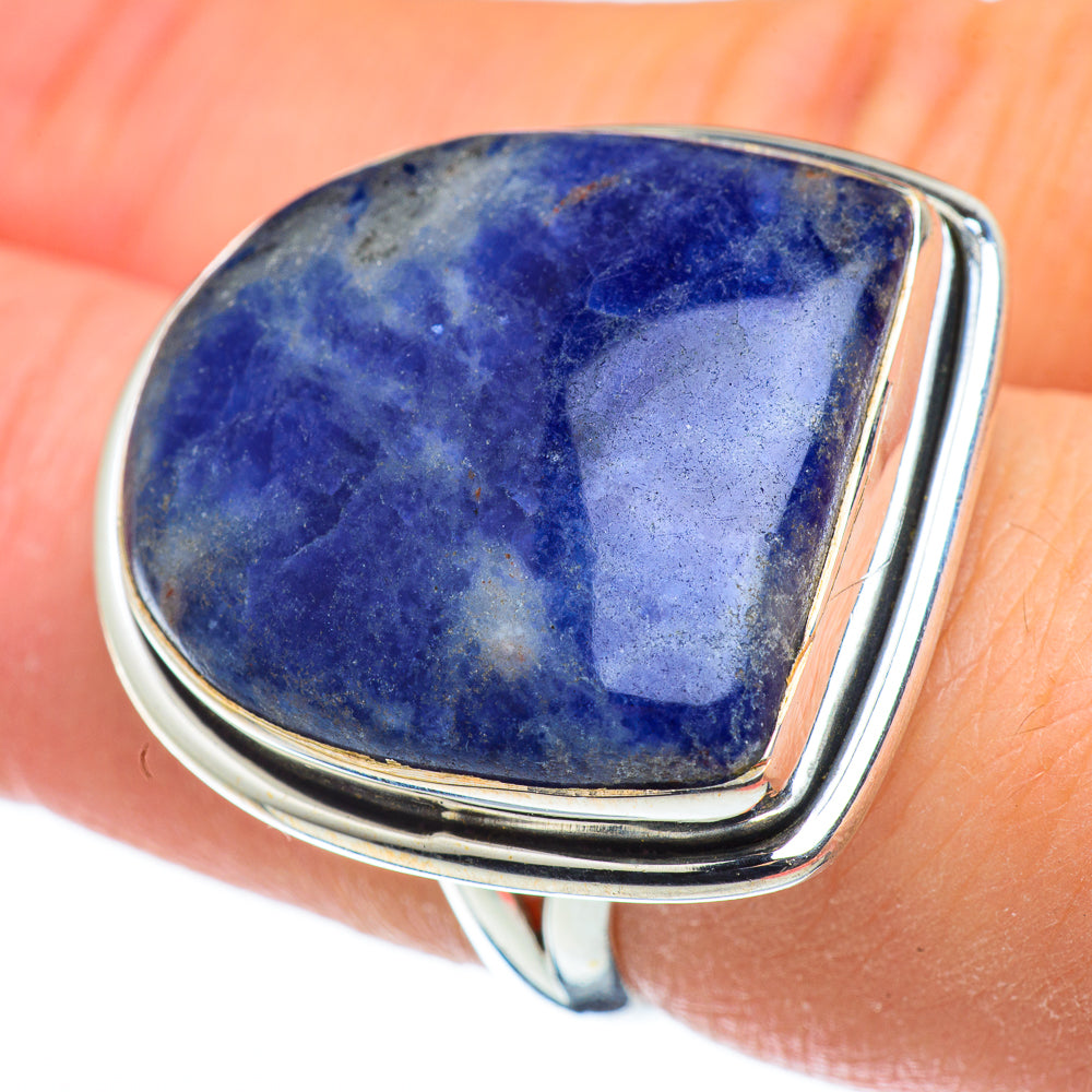 Sodalite Rings handcrafted by Anasilvercos - RING49815