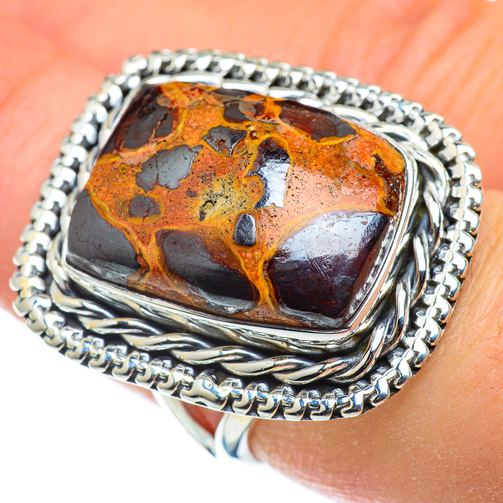Chert Breccia Rings handcrafted by Anasilvercos - RING49829