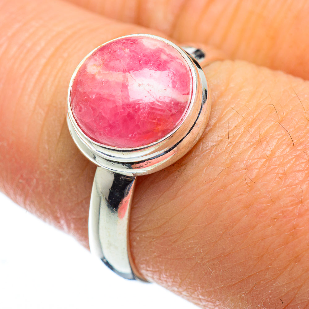 Rhodochrosite Rings handcrafted by Anasilvercos - RING49937