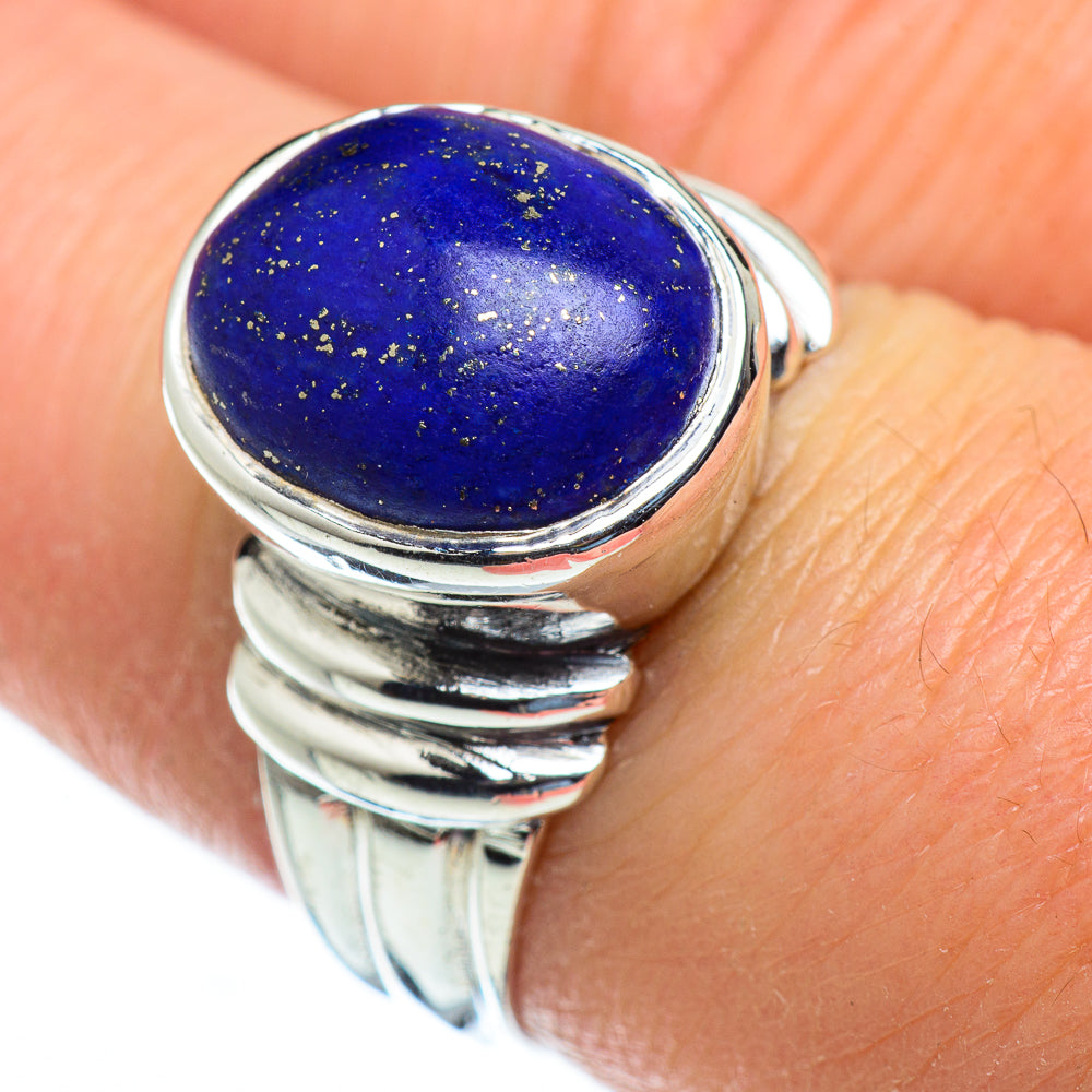 Lapis Lazuli Rings handcrafted by Anasilvercos - RING49990