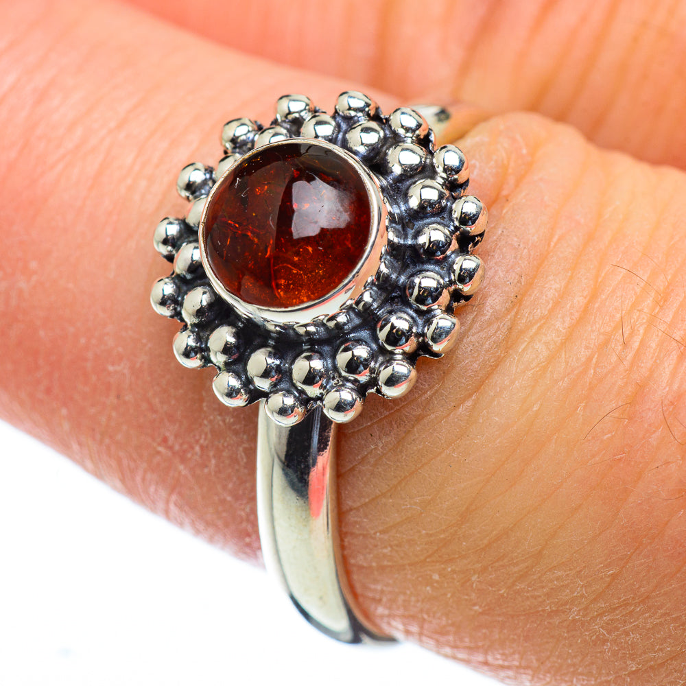 Baltic Amber Rings handcrafted by Anasilvercos - RING50162