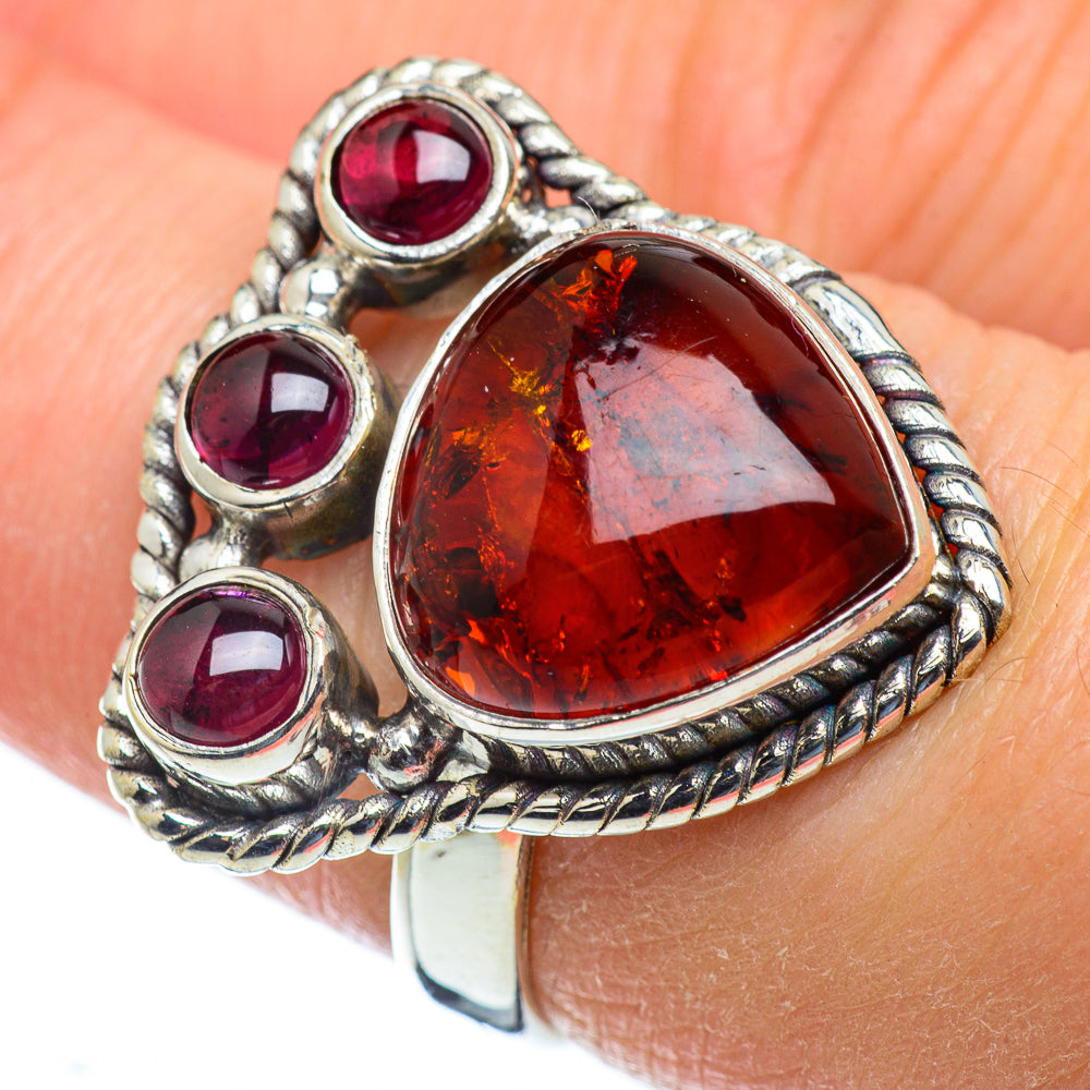 Baltic Amber Rings handcrafted by Anasilvercos - RING50185