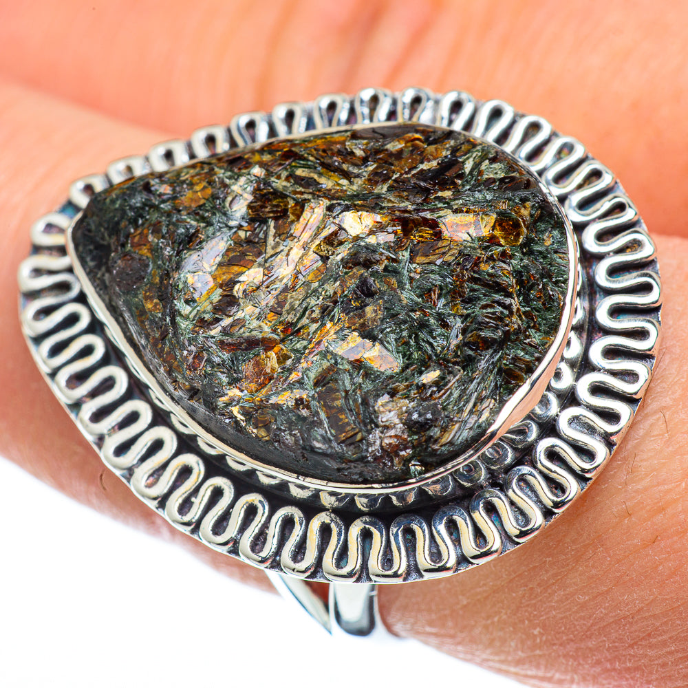 Astrophyllite Rings handcrafted by Anasilvercos - RING50234