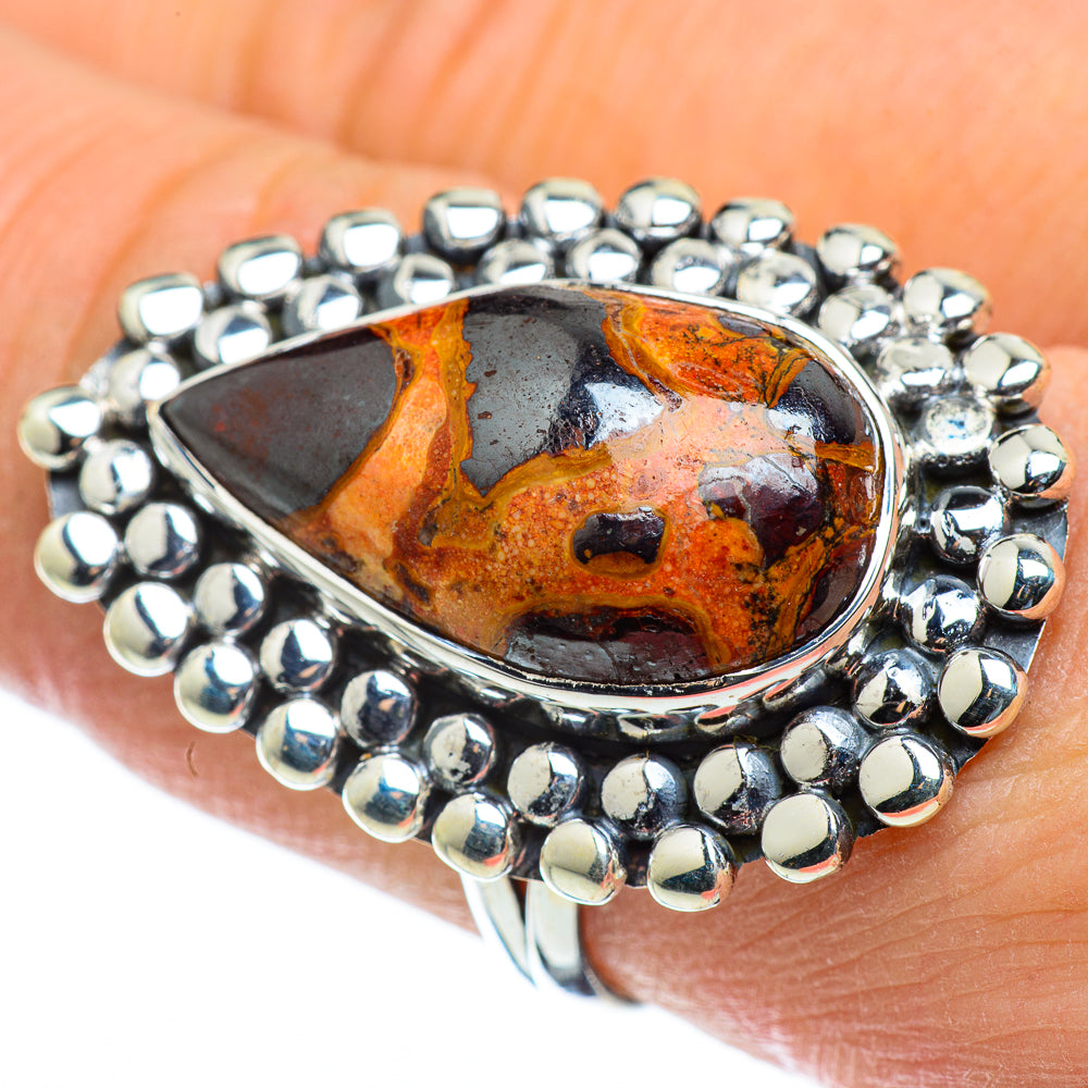 Chert Breccia Rings handcrafted by Anasilvercos - RING50273