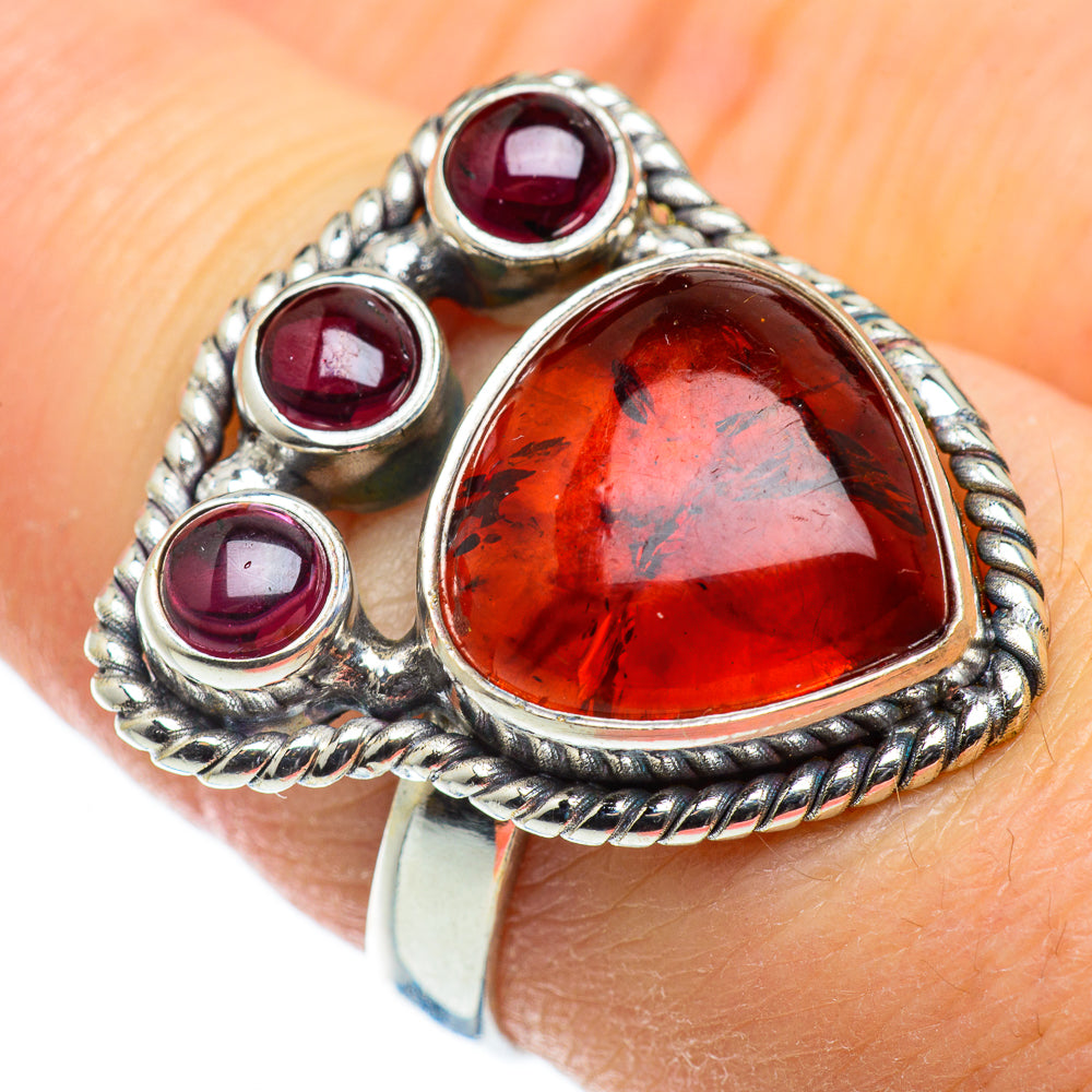 Baltic Amber Rings handcrafted by Anasilvercos - RING50419