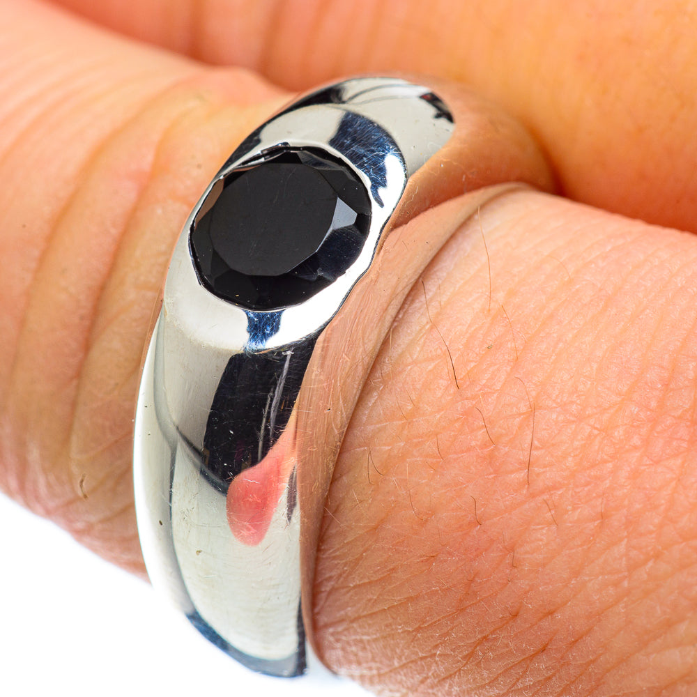 Black Onyx Rings handcrafted by Anasilvercos - RING50459