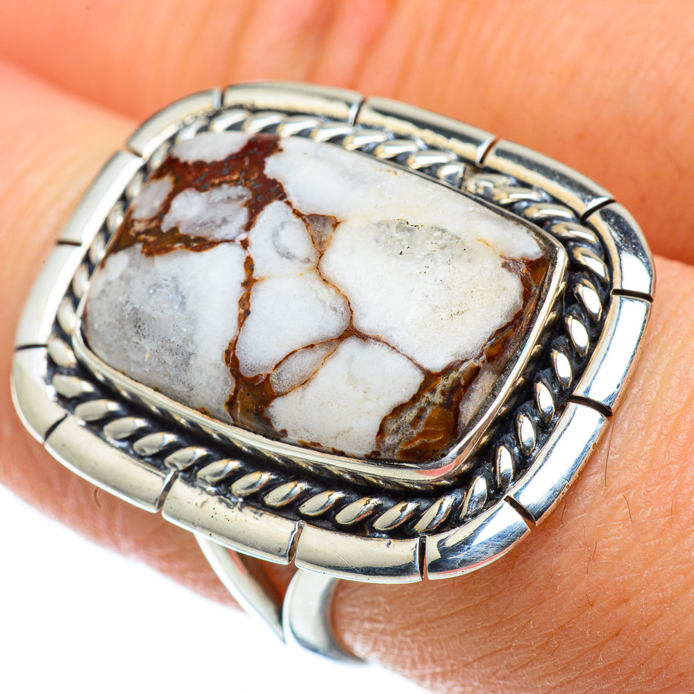 Peanut Wood Jasper Rings handcrafted by Anasilvercos - RING50643