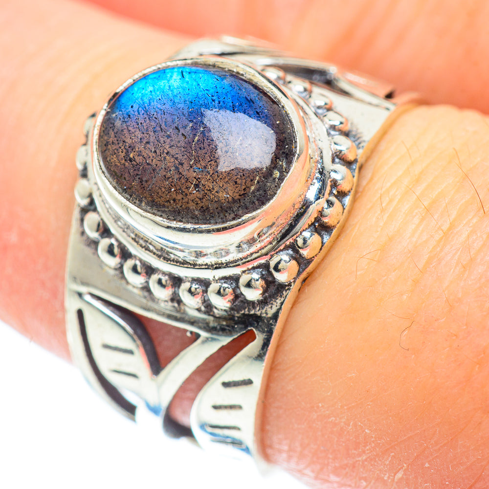 Labradorite Rings handcrafted by Anasilvercos - RING50759