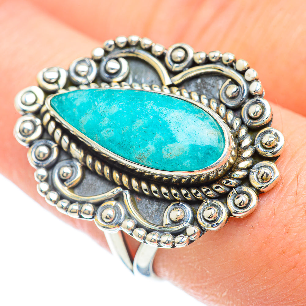 Amazonite Rings handcrafted by Anasilvercos - RING50779