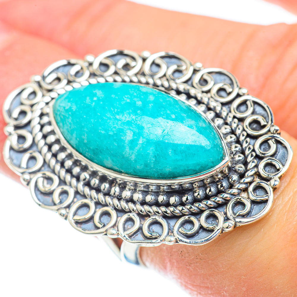 Amazonite Rings handcrafted by Anasilvercos - RING50871