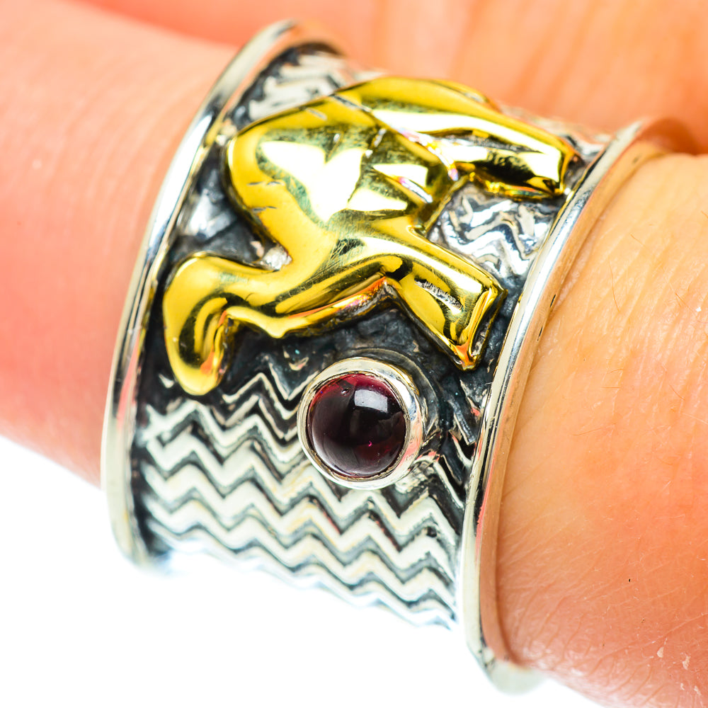 Garnet Rings handcrafted by Anasilvercos - RING51397
