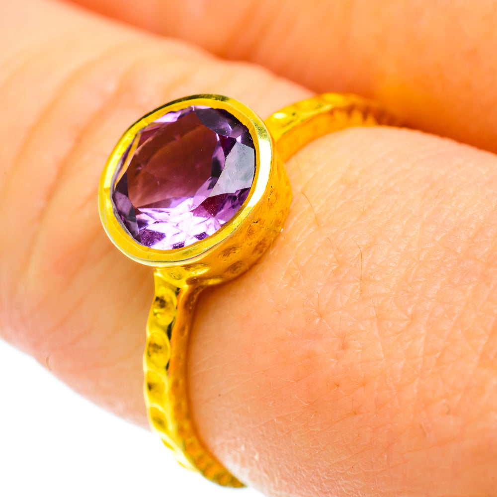 Amethyst Rings handcrafted by Anasilvercos - RING51398