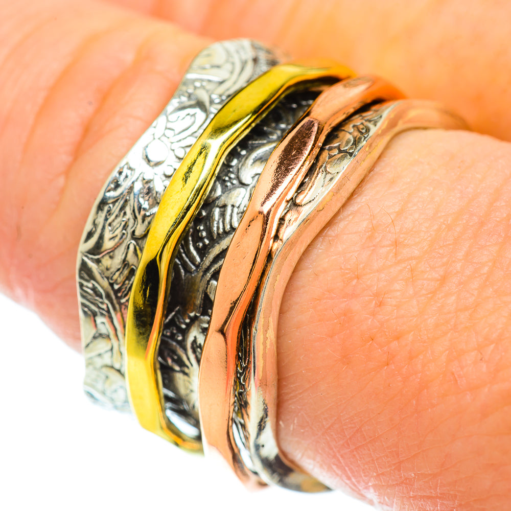Meditation Spinner Rings handcrafted by Anasilvercos - RING51401
