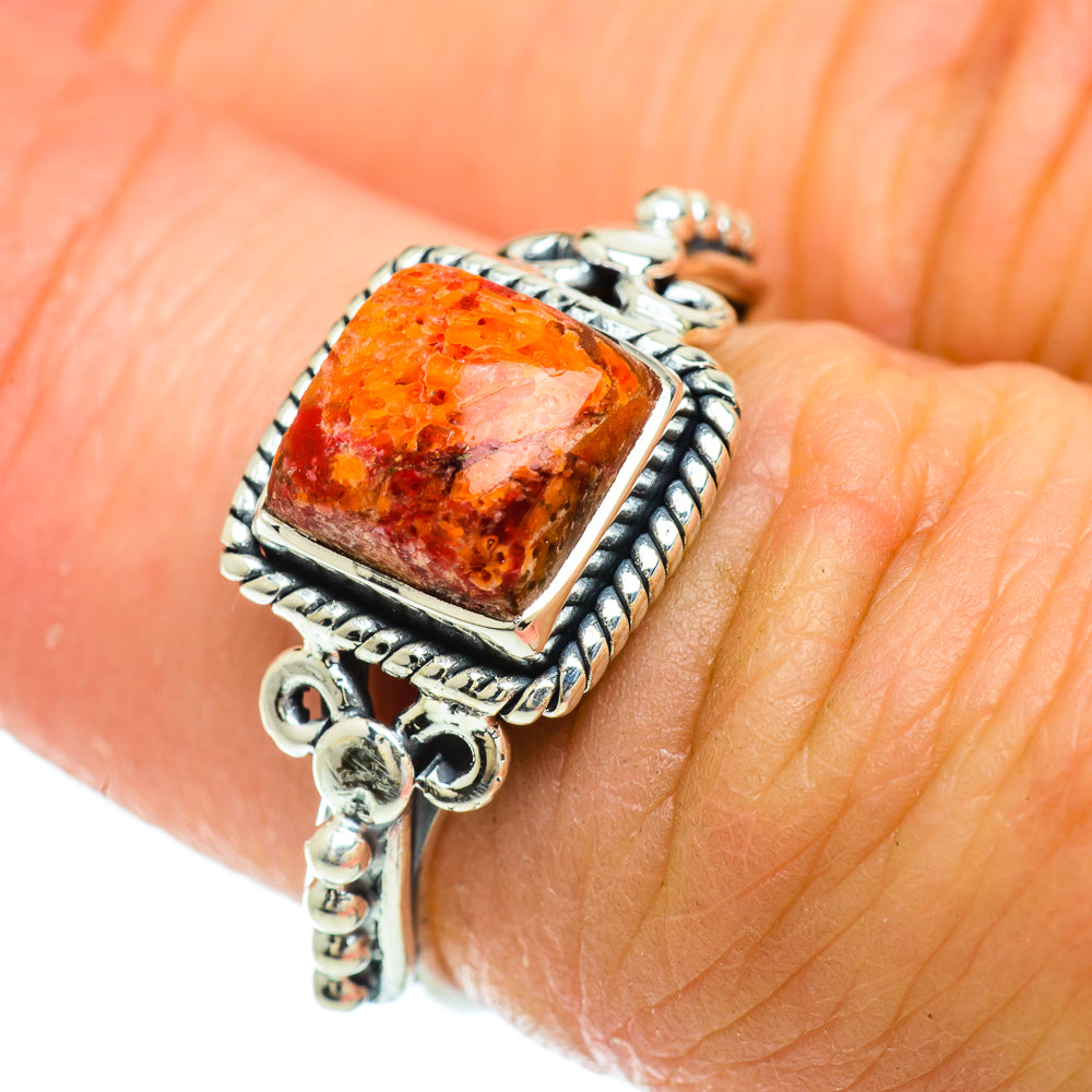 Sponge Coral Rings handcrafted by Anasilvercos - RING51632