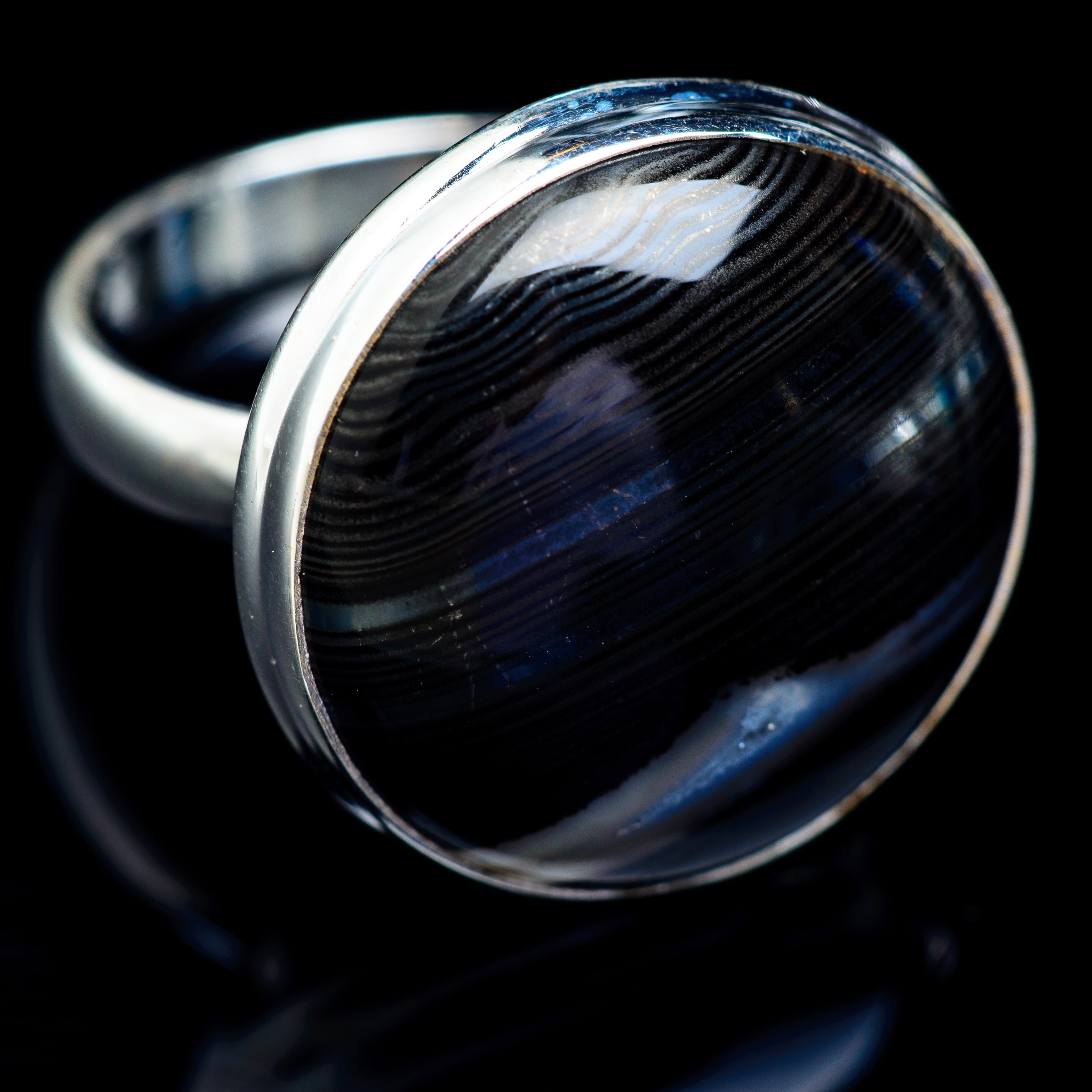 Psilomelane Rings handcrafted by Anasilvercos - RING5164