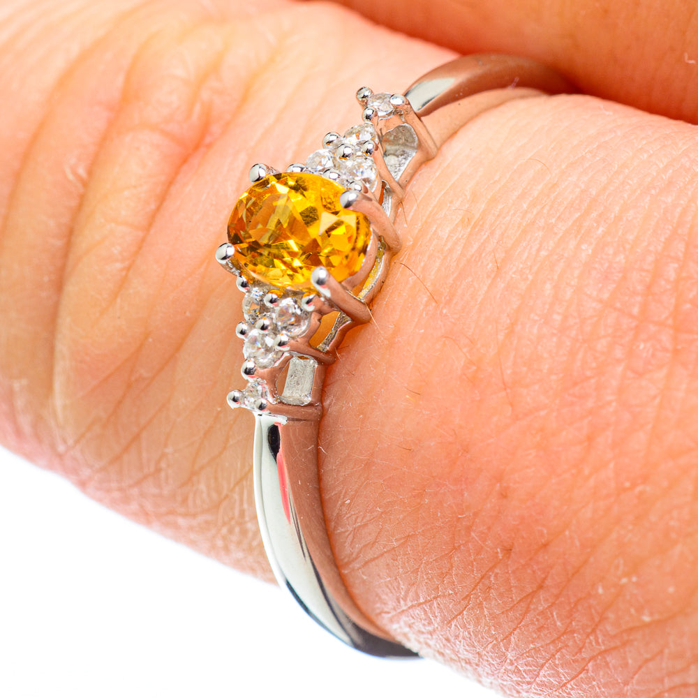 Citrine Rings handcrafted by Anasilvercos - RING51793