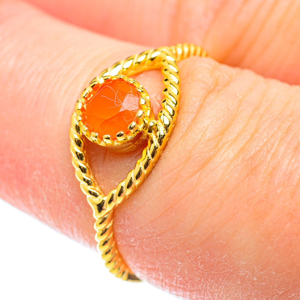 Carnelian Rings handcrafted by Anasilvercos - RING51821
