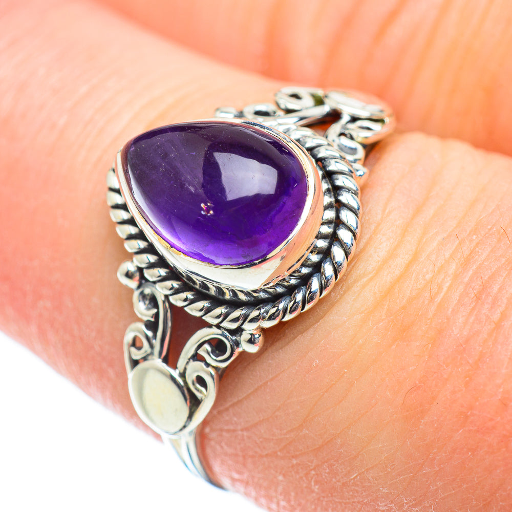 Amethyst Rings handcrafted by Anasilvercos - RING51857