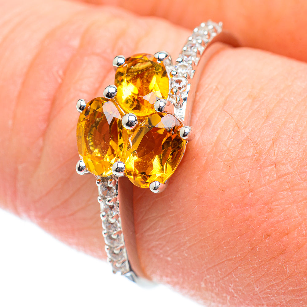 Citrine Rings handcrafted by Anasilvercos - RING51880