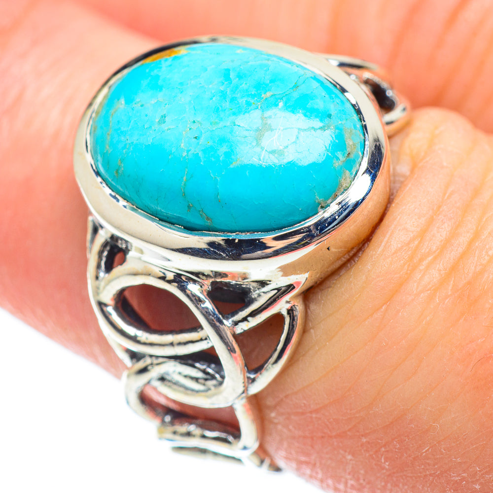 Larimar Rings handcrafted by Anasilvercos - RING51899