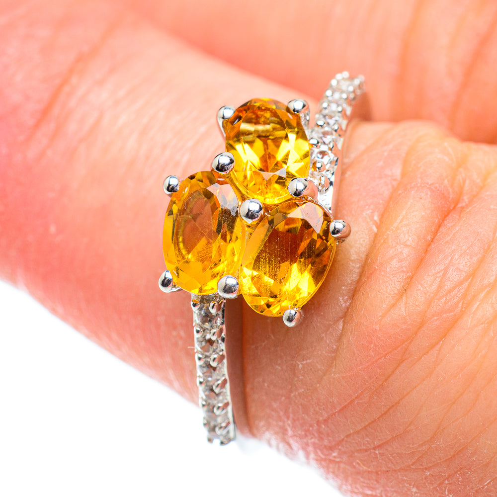 Citrine Rings handcrafted by Anasilvercos - RING51908