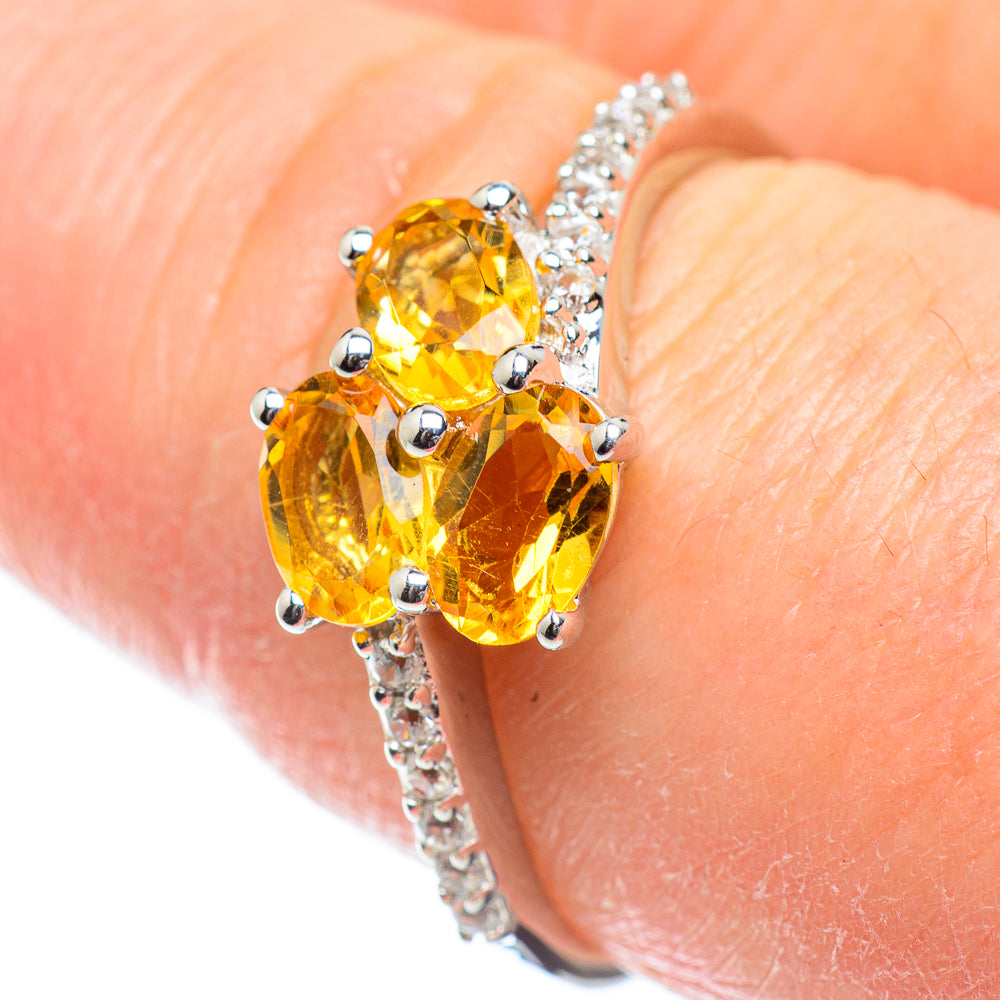 Citrine Rings handcrafted by Anasilvercos - RING51936