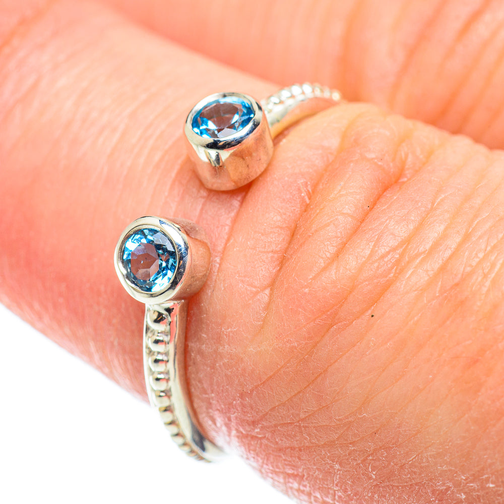 Blue Topaz Rings handcrafted by Anasilvercos - RING51980