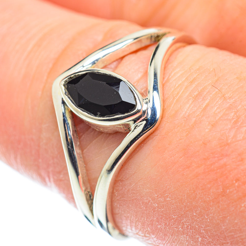Black Onyx Rings handcrafted by Anasilvercos - RING52012