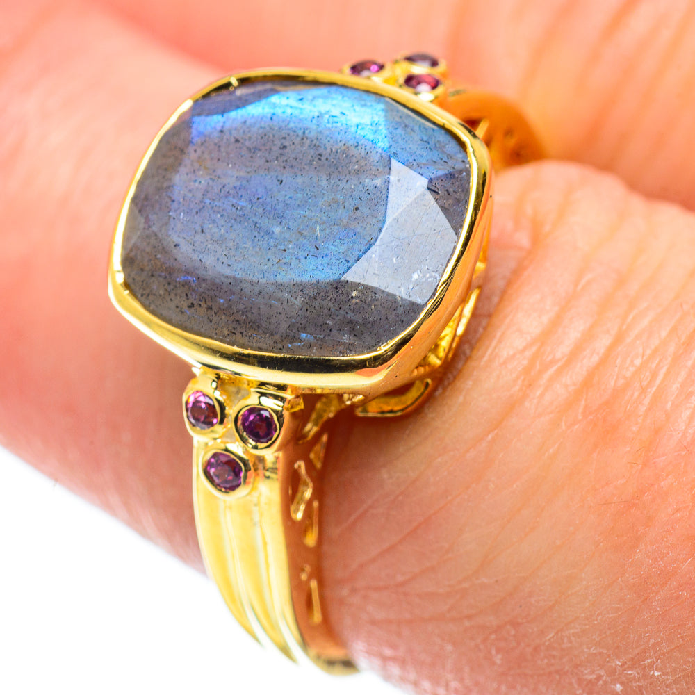 Labradorite Rings handcrafted by Anasilvercos - RING52095