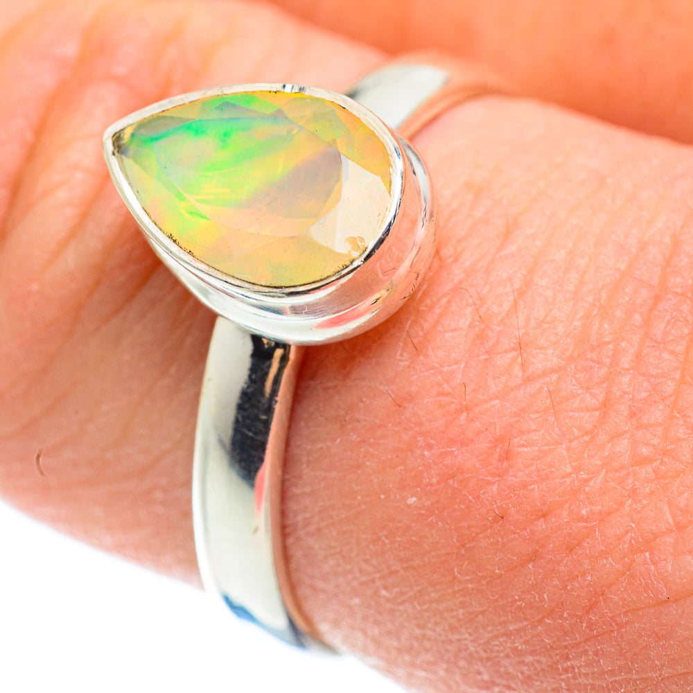 Ethiopian Opal Rings handcrafted by Anasilvercos - RING52235