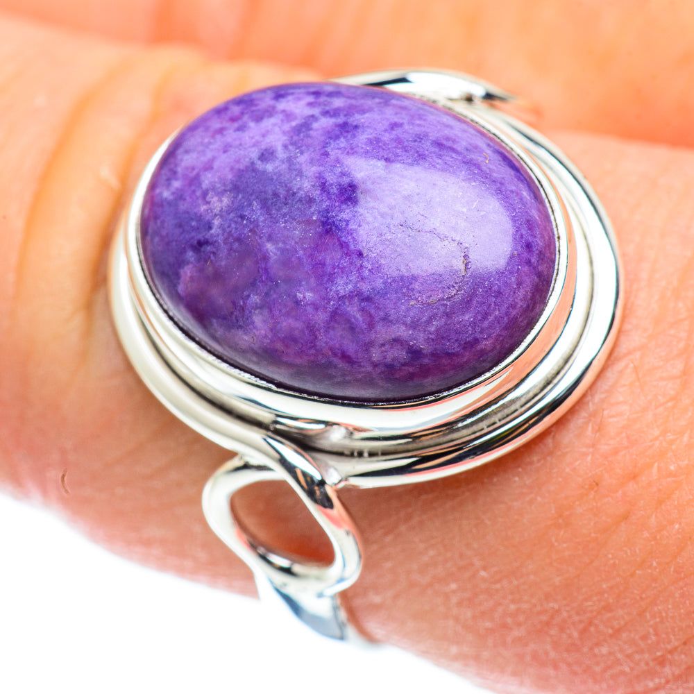 Charoite Rings handcrafted by Anasilvercos - RING52310