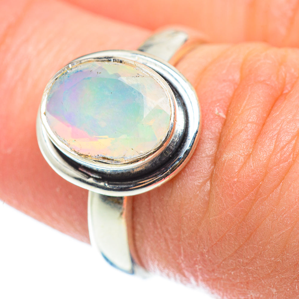 Ethiopian Opal Rings handcrafted by Anasilvercos - RING52333