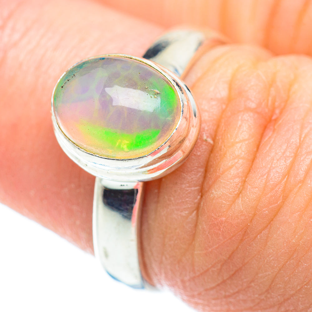Ethiopian Opal Rings handcrafted by Anasilvercos - RING52387