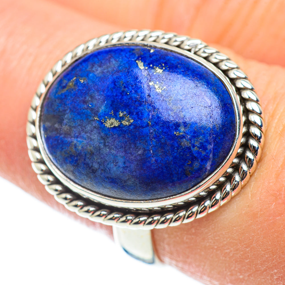 Lapis Lazuli Rings handcrafted by Anasilvercos - RING52434