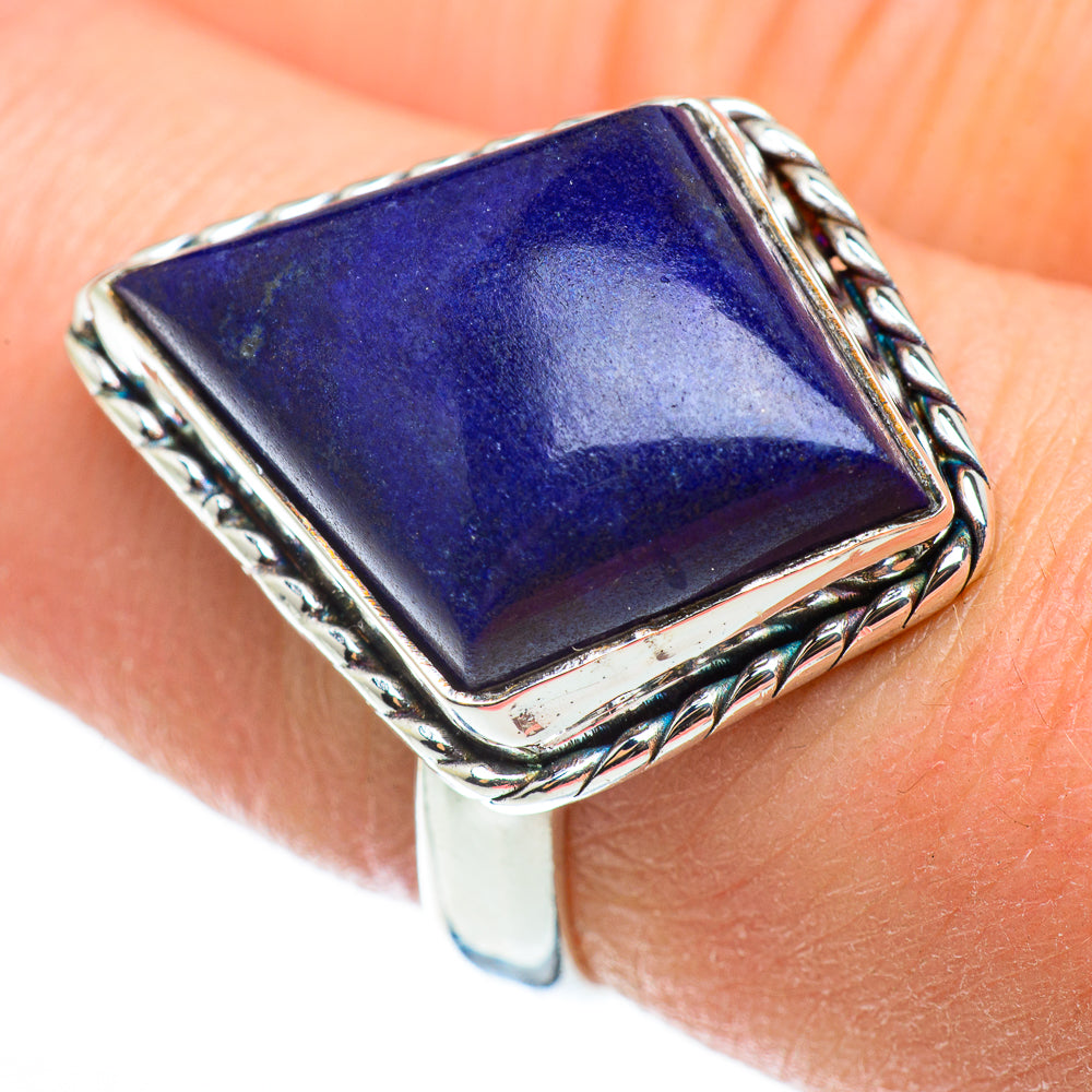 Lapis Lazuli Rings handcrafted by Anasilvercos - RING52472
