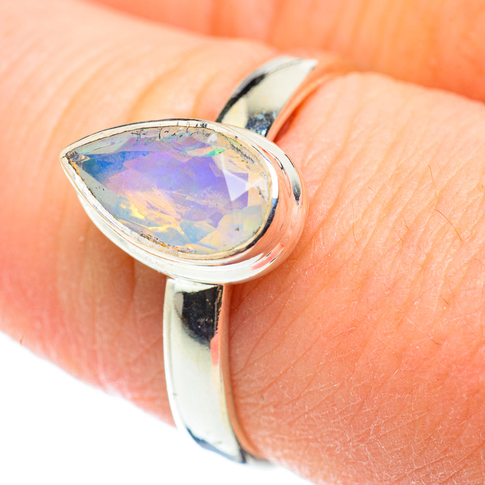 Ethiopian Opal Rings handcrafted by Anasilvercos - RING52511