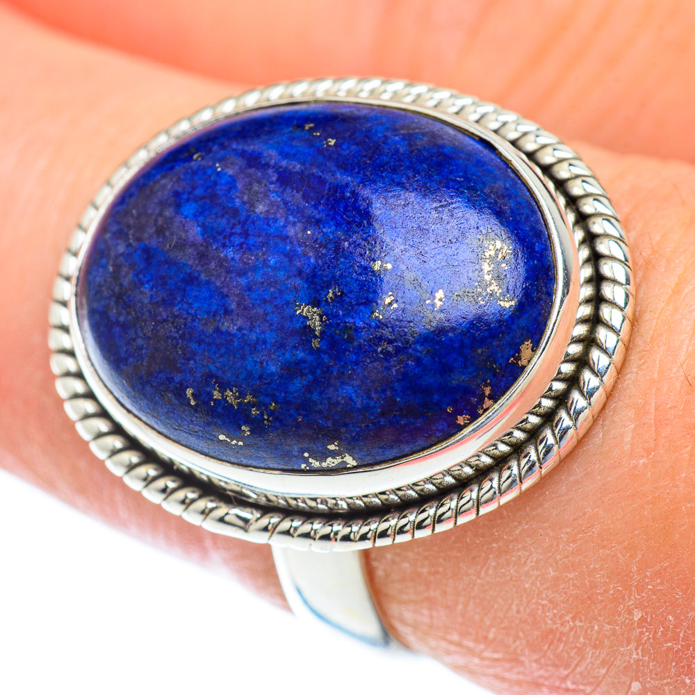 Lapis Lazuli Rings handcrafted by Anasilvercos - RING52610