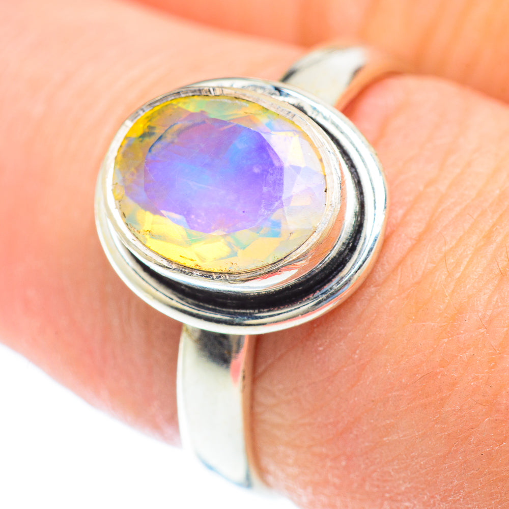 Ethiopian Opal Rings handcrafted by Anasilvercos - RING52625