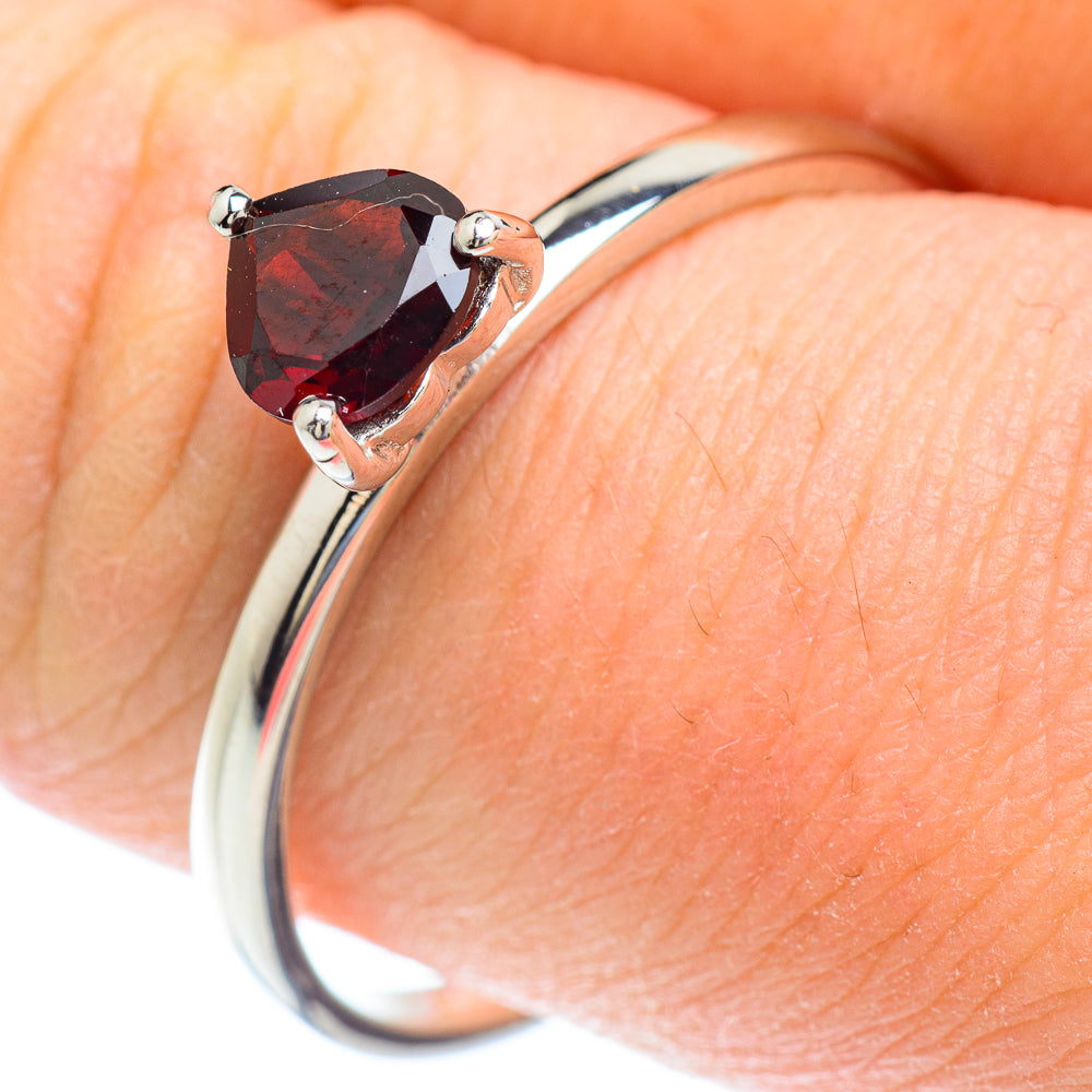 Garnet Rings handcrafted by Anasilvercos - RING52645