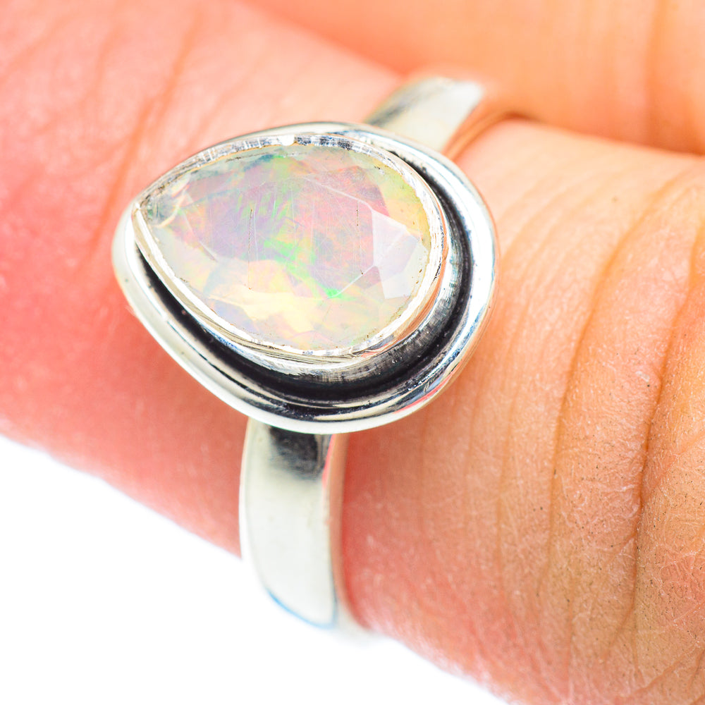 Ethiopian Opal Rings handcrafted by Anasilvercos - RING52652